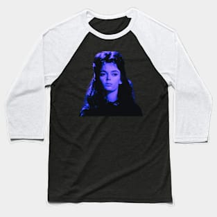 Barbara Steele Popart Baseball T-Shirt